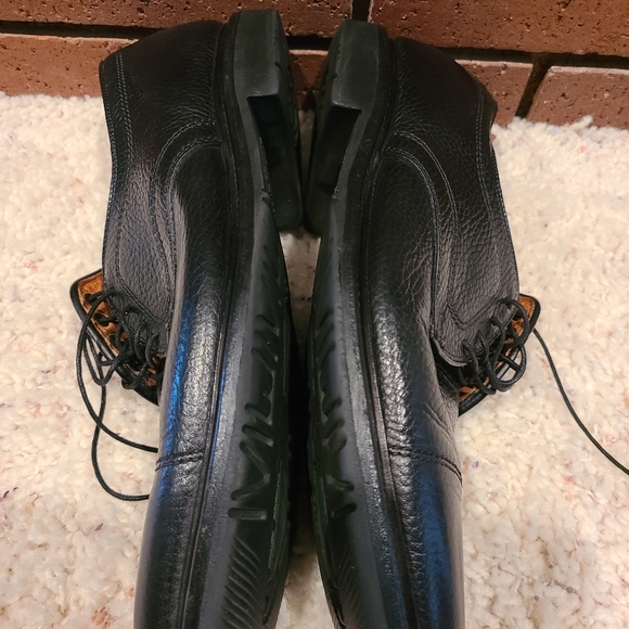 Allen Edmonds Becker Black Cap-Toe Oxford Lace-Up Dress Shoes Size 9 D - Picture 12 of 15